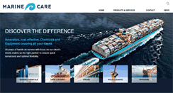 Desktop Screenshot of marinecare.nl