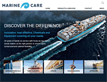 Tablet Screenshot of marinecare.nl